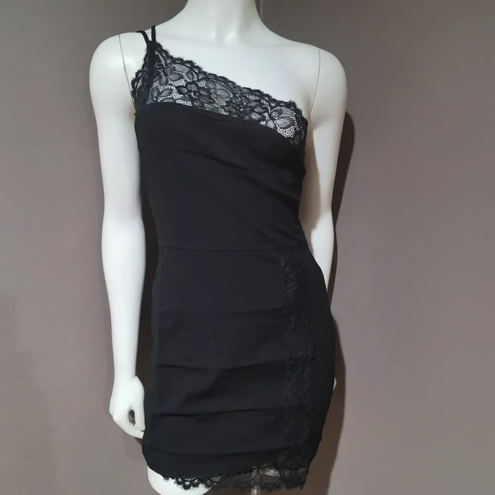 Free People Premonitions Bodycon Dress Black
